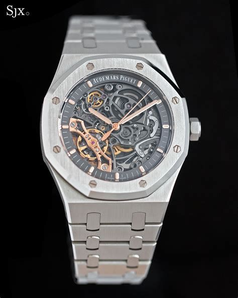 audemars piguet royal oak stainless steel price|audemars piguet double balance wheel.